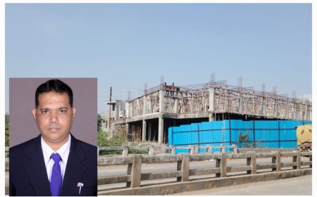 अवैध शॉपिंग मॉल की शिकायत के बाद भी आज दिन तक नहीं हुई कोई कार्रवाई,नगर एवं ग्राम निवेश द्वारा प्रस्तावित बस स्टैंड की भूमि पर बन रहा अवैध मॉल।
