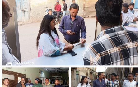 सिंधिबस्ती के एस.आर डिस्पोजल के गोडाउन पर निगम की रेड भारी मात्रा में 1 क्विंटल 56 किलो प्लास्टिक सामग्री जब्त  गोडाउन पर चालानी करवाई कर जुर्माना वसूला