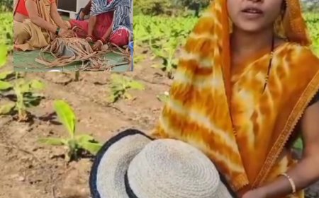 केले के रेशों से बनी टोपी का लंदन में बोलबाला
