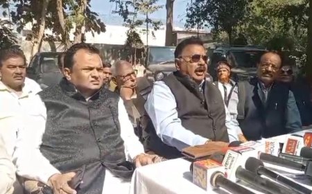 पत्रकारवार्ता - 16 दिसंबर को कांग्रेस का बड़ा घेराव, कांग्रेस प्रदेश अध्यक्ष जीतू पटवारी के नेतृत्व में  विधानसभा घेराव की चेतावनी , इन मुद्दों पर सरकार से पूछेंगे सवाल