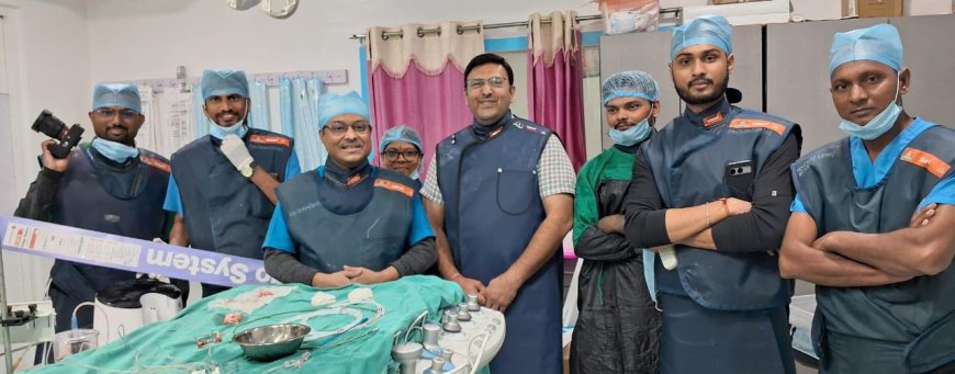 ऑल इज वेल हॉस्पिटल बुरहानपुर में पहली बार पैरो की शुद्ध रक्तवाहिनी में जमे हुए खून के कतरो का  सफल ऑपरेशन